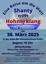 Shanty trifft Hohnerklang am 30. März 2025