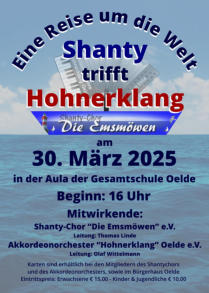 Shanty trifft Hohnerklang am 30. März 2025