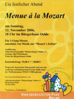 Akkordeonorchester Hohnerklang Oelde - Menu à la Mozart 2006